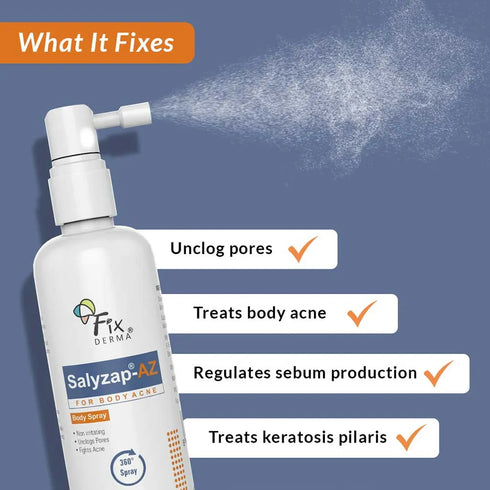 Fixderma Skincare Salyzap Body Wash + Salyzap-Az Body Spray